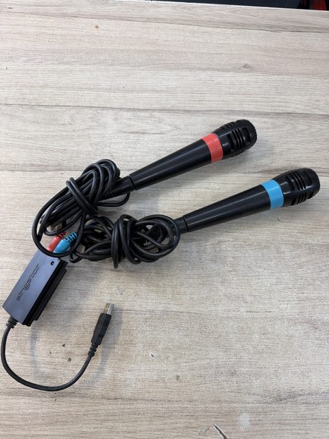 Paire de micros SingStar USB PS2 PS3 PS4