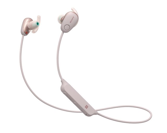 Sony Wi-Sp600n Ecouteurs Sans Fil Bluetooth À Réduction De Bruit Numérique Rose