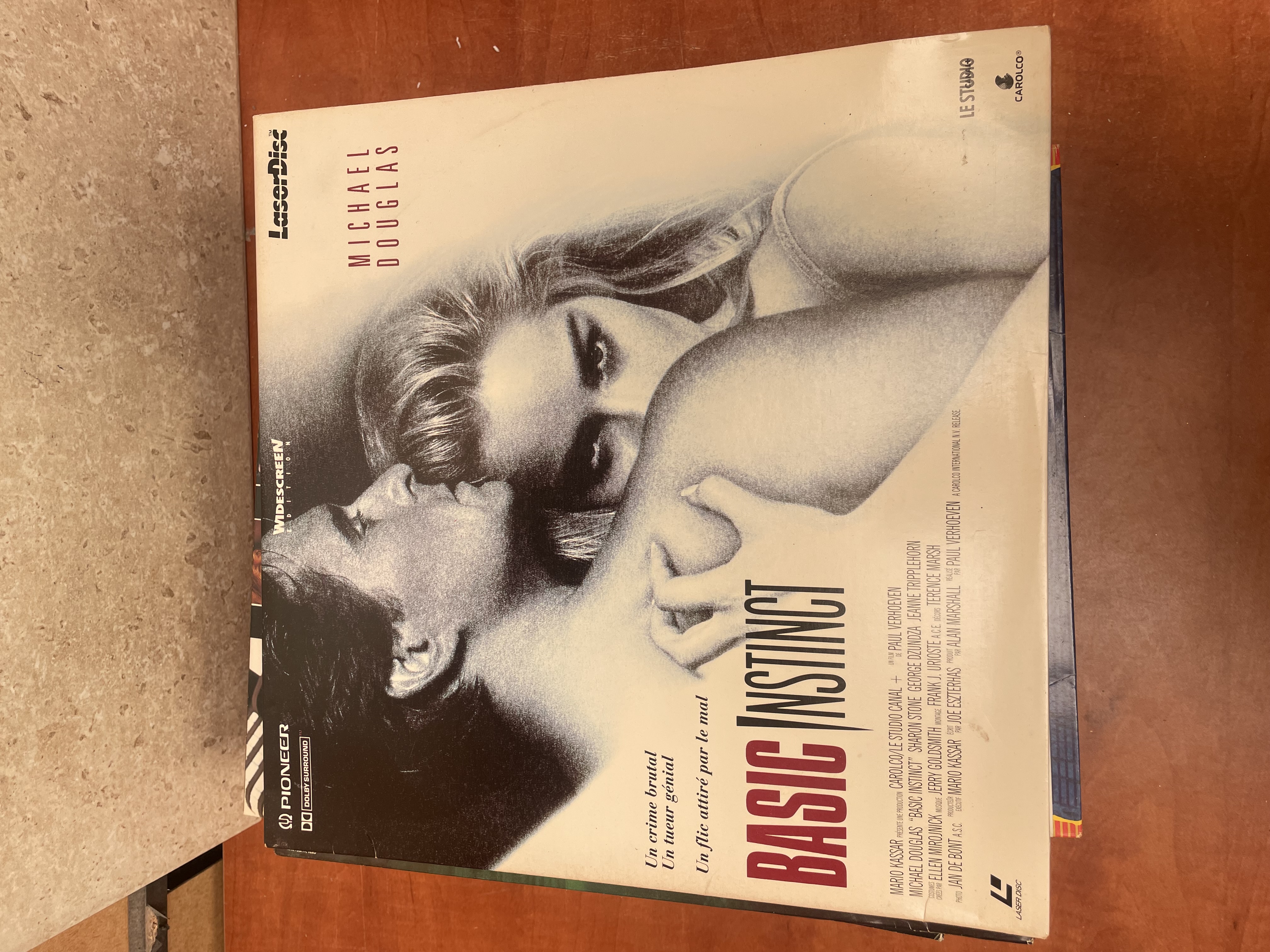 Basic Instinct LaserDisc PAL