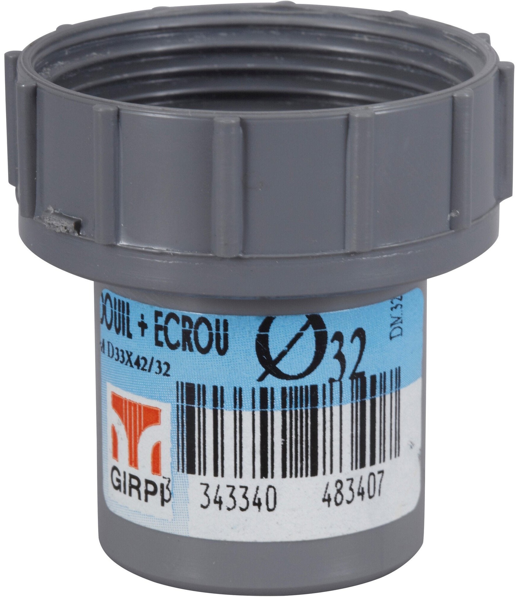 Girpi douille mâle avec écrou Ø 32 mm