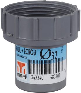 Girpi douille mâle avec écrou Ø 32 mm
