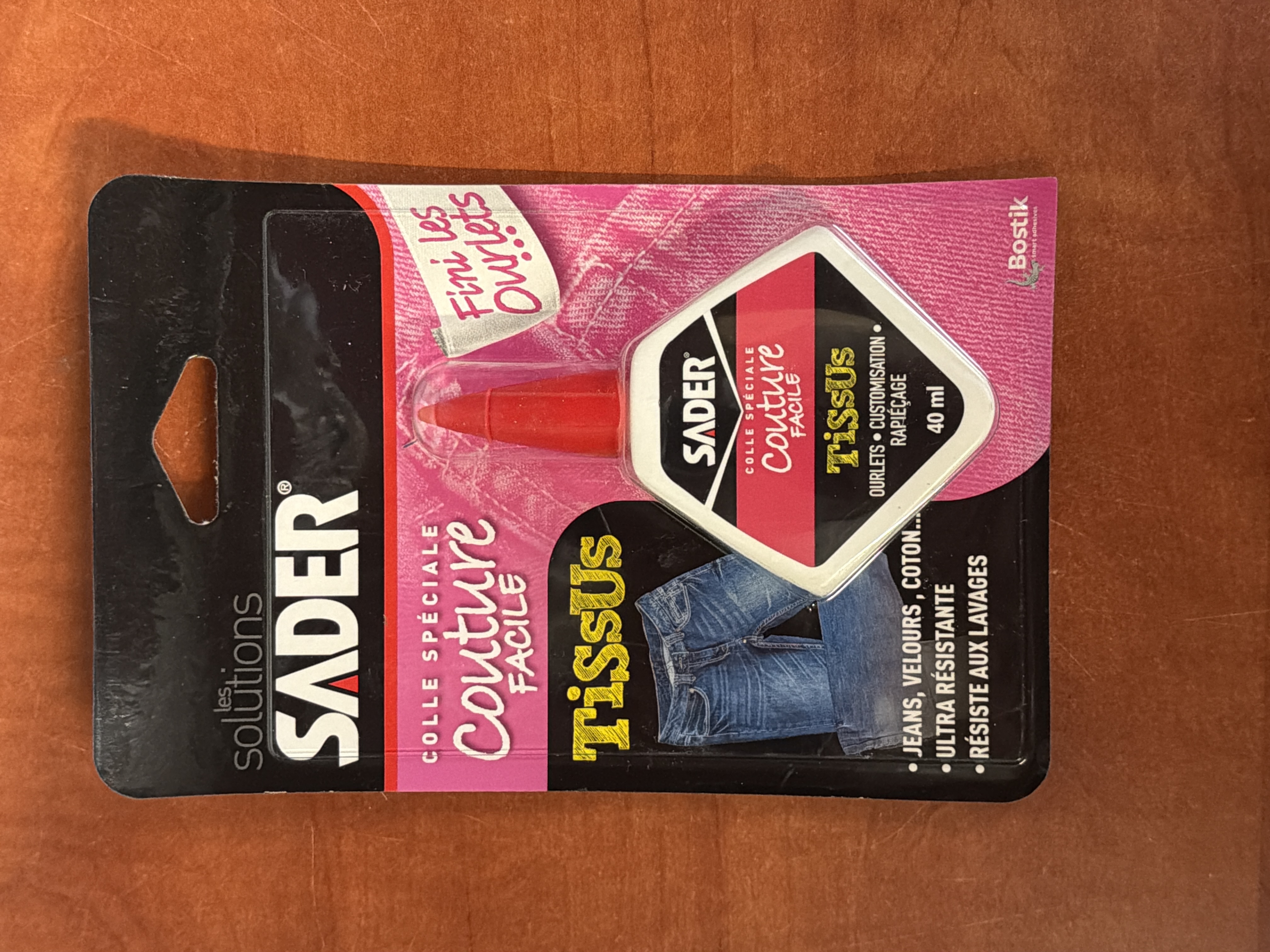 Sader Couture Facile Tissus - Colle spéciale pour tissus