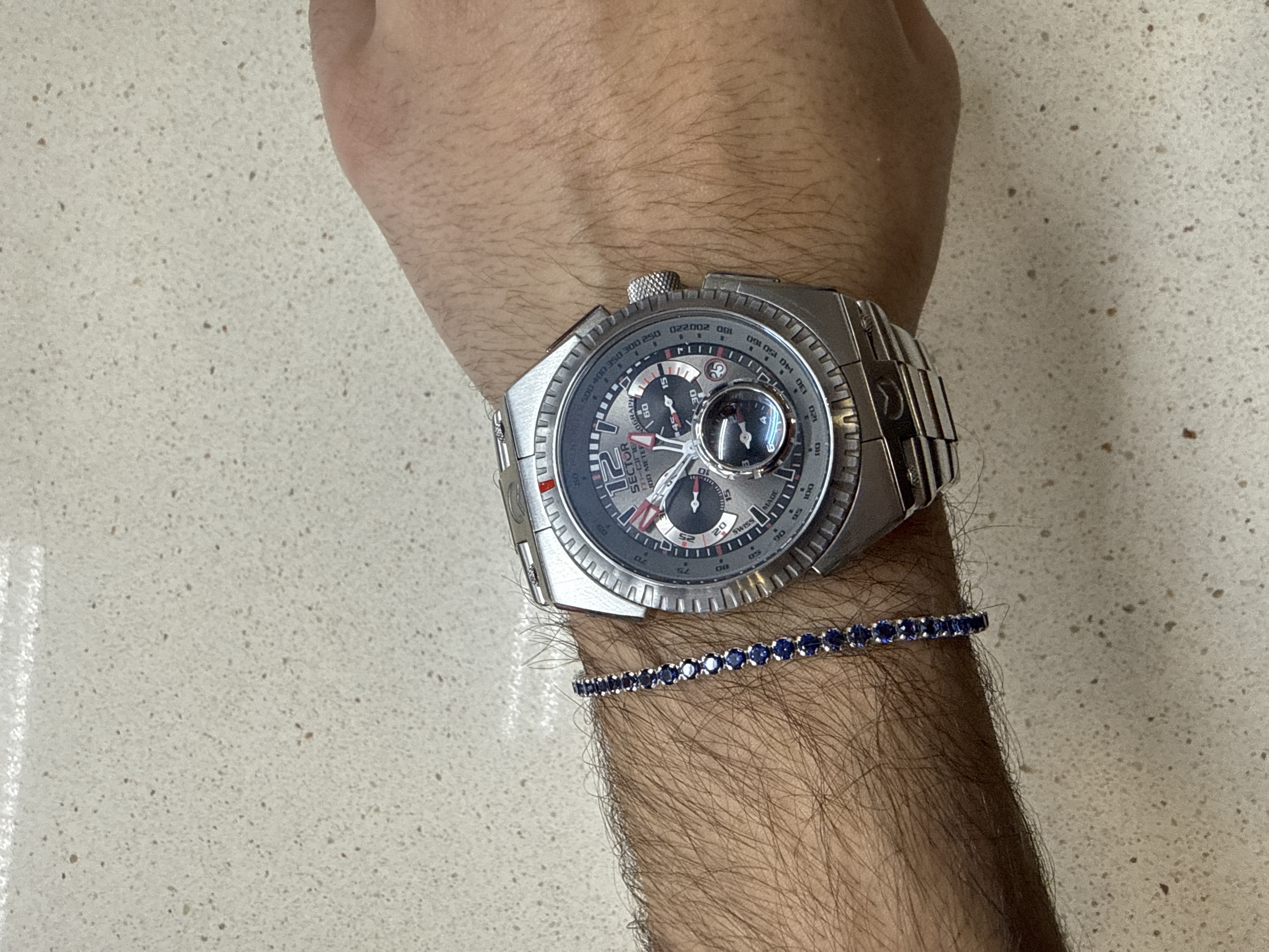 Montre Sector M-ONE R3273671035 chronographe, bracelet acier — photo 3