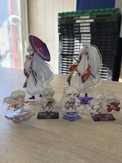 Lot de 6 stands acryliques Sesshomaru Inuyasha