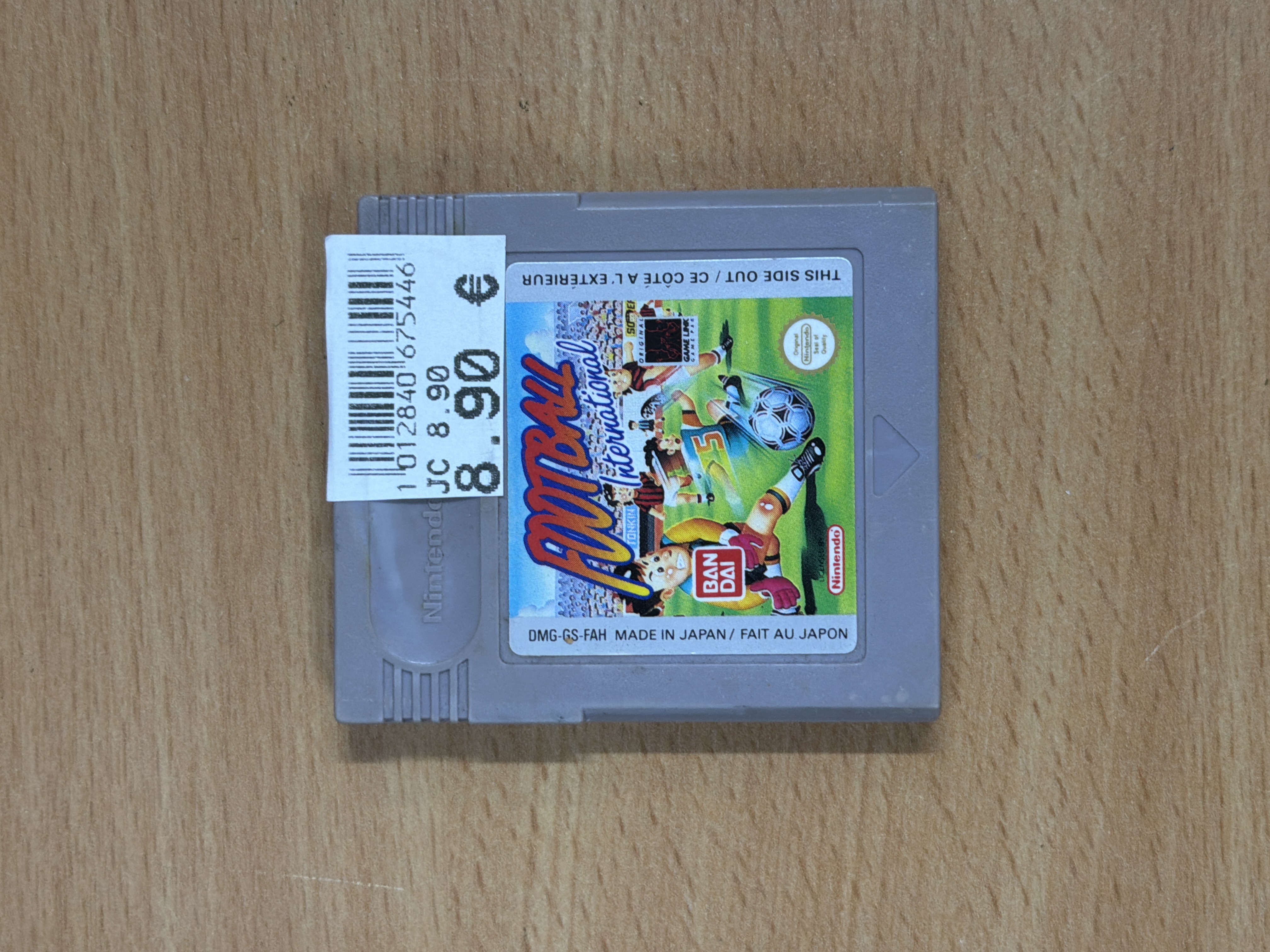 Football International Game Boy cartouche