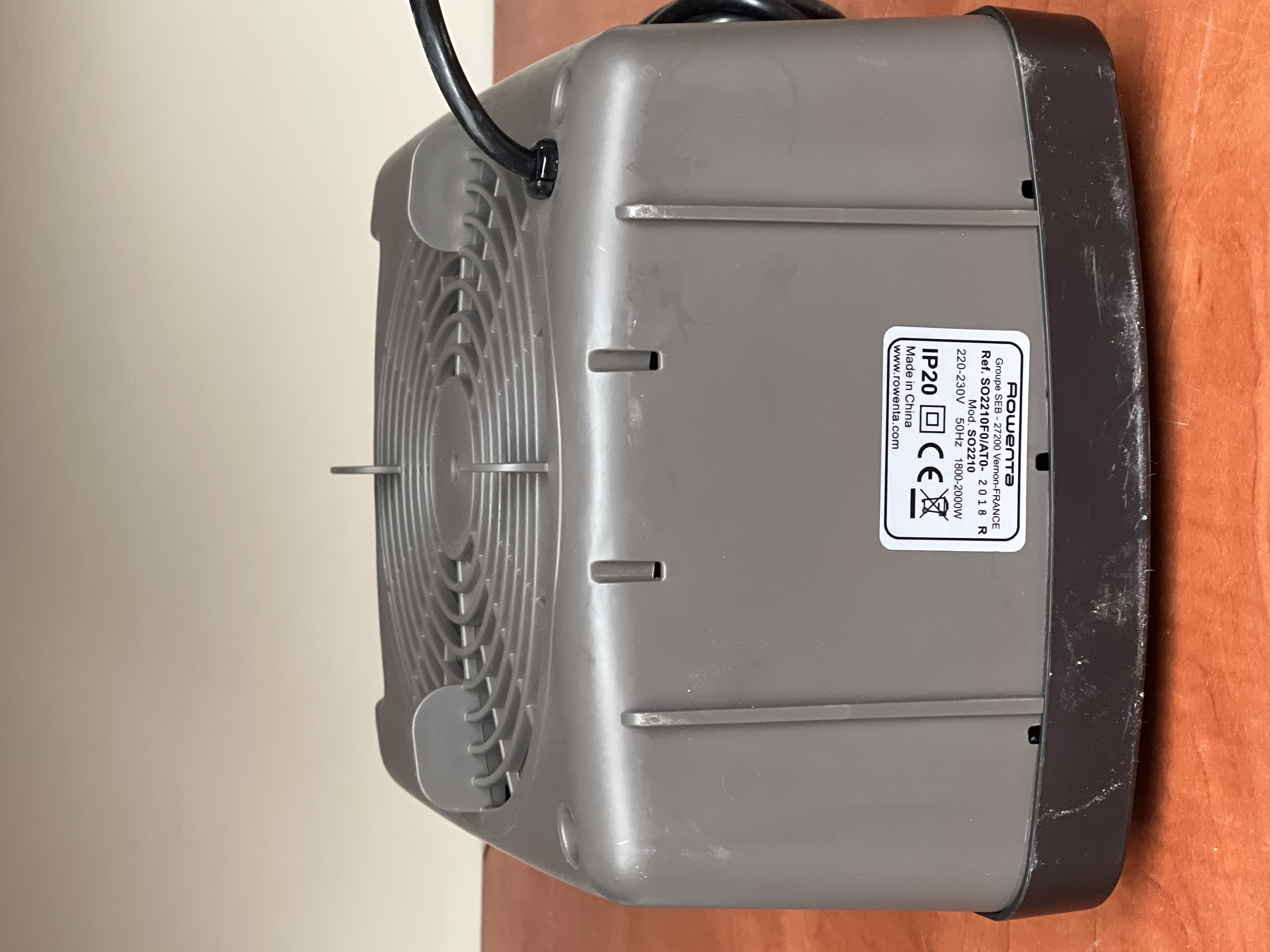 Chauffage soufflant Rowenta SO2210F0 Compact Power 2000W — photo 3