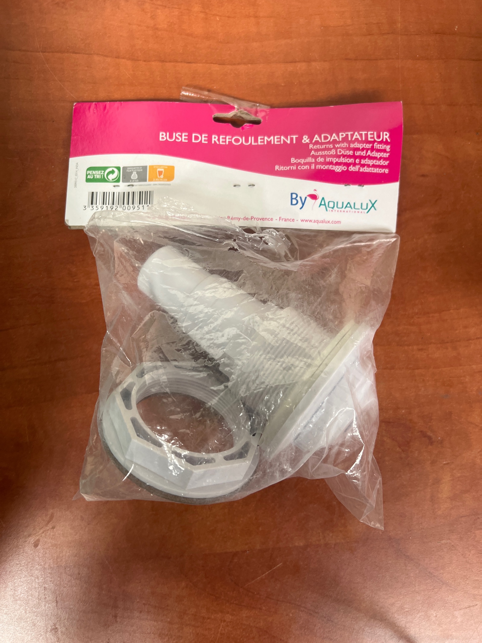 Aqualux Buse de refoulement & adaptateur