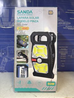 Lampe solaire LED à pince SANDA SD-6045 50W IPX4