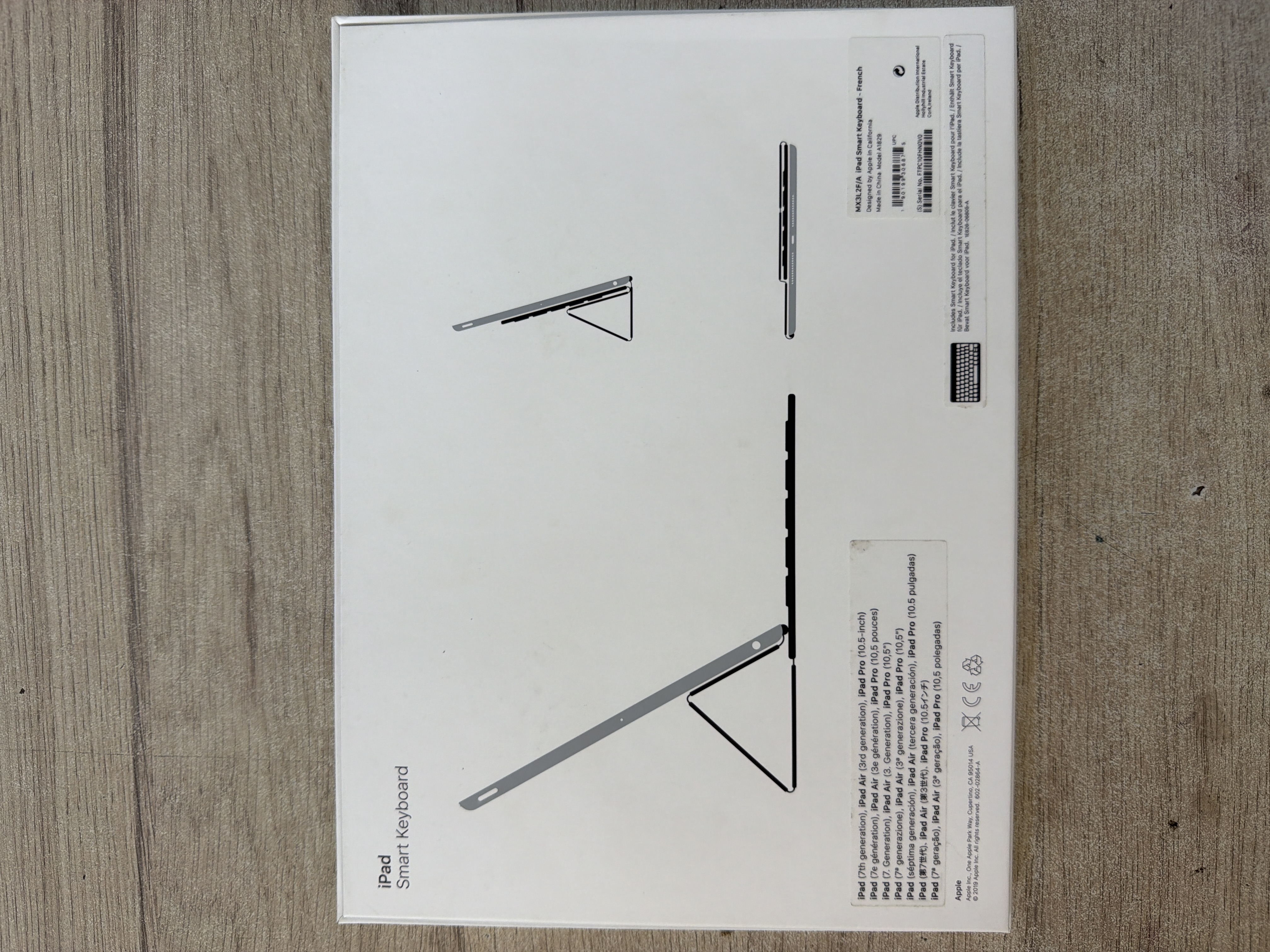Apple Smart Keyboard Français MX3L2F/A pour iPad — photo 2