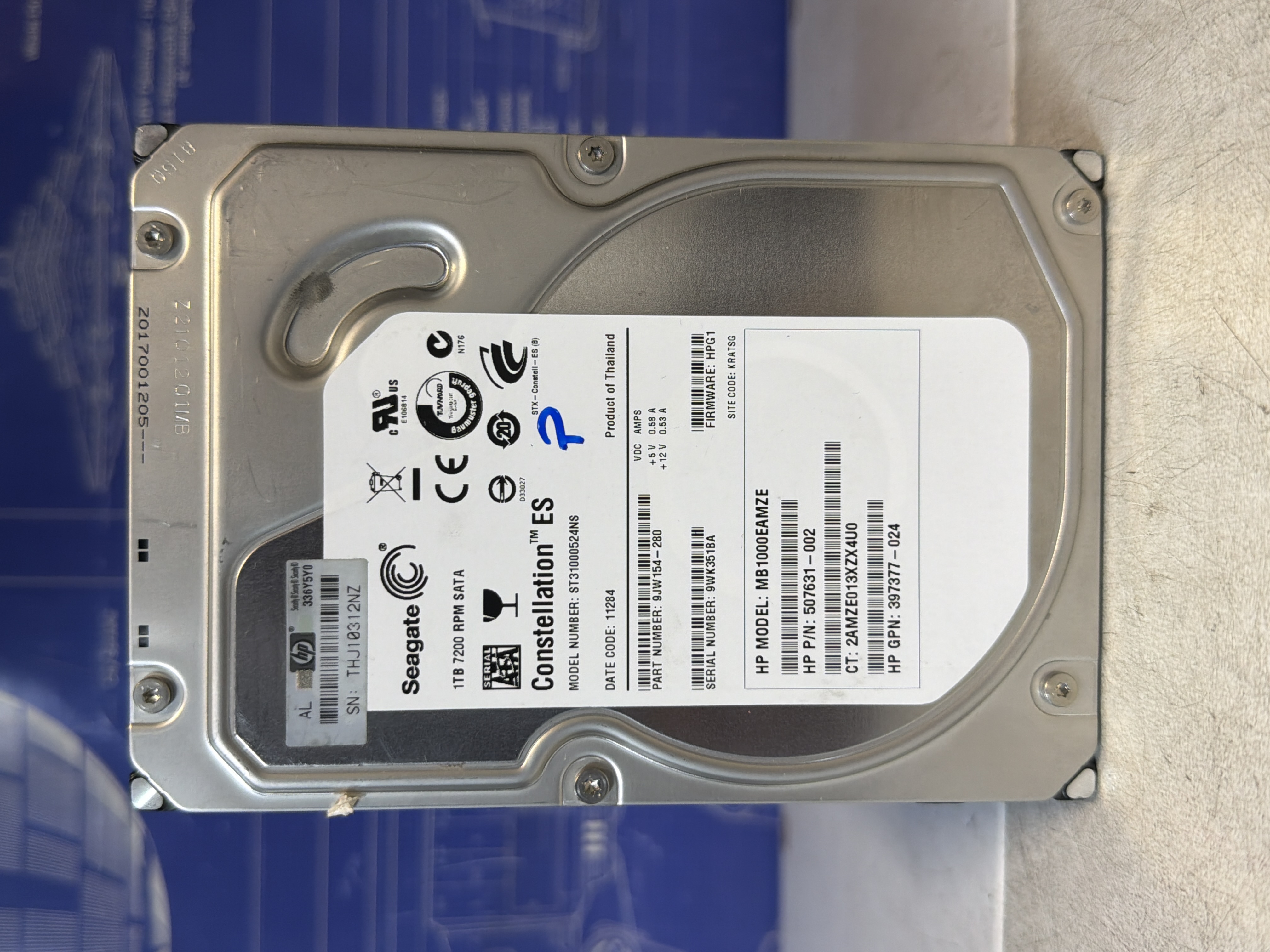 Disque dur Seagate Constellation ES 1 To SATA 3,5"