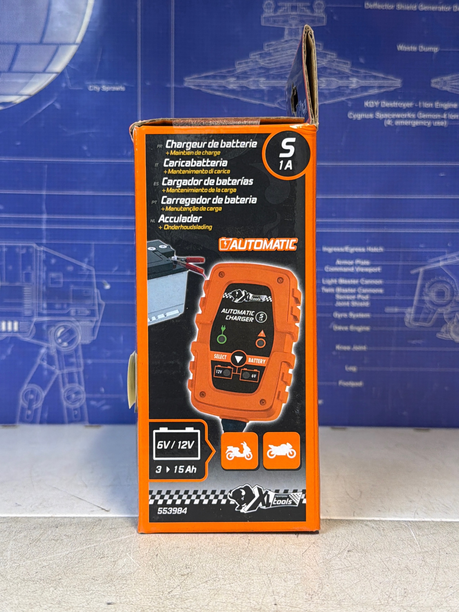 XL Tools S1A Chargeur de batterie automatique 6V/12V — photo 2