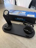 Station de charge 3-en-1 smartphone montre connectée écouteurs — photo 1