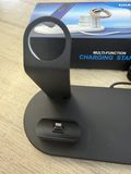 Station de charge 3-en-1 smartphone montre connectée écouteurs — photo 3