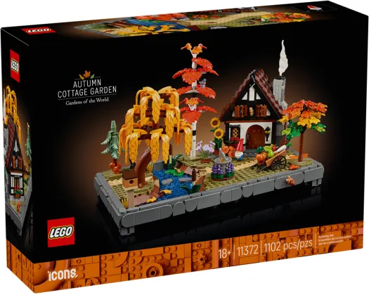 LEGO Icons 11372 Jardin d'automne avec cottage