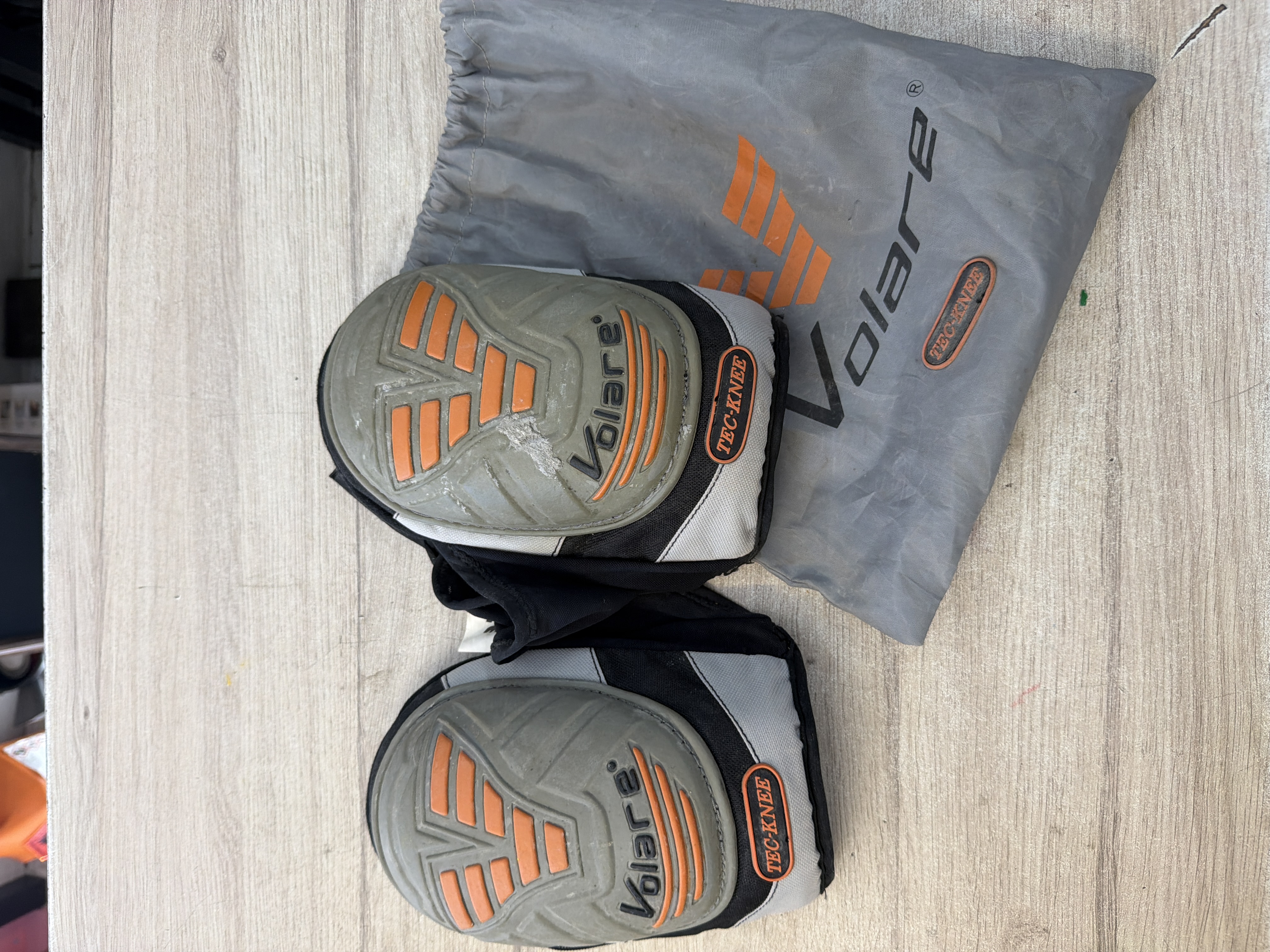 Genouillères de carreleur Volare Tec-Knee avec housse