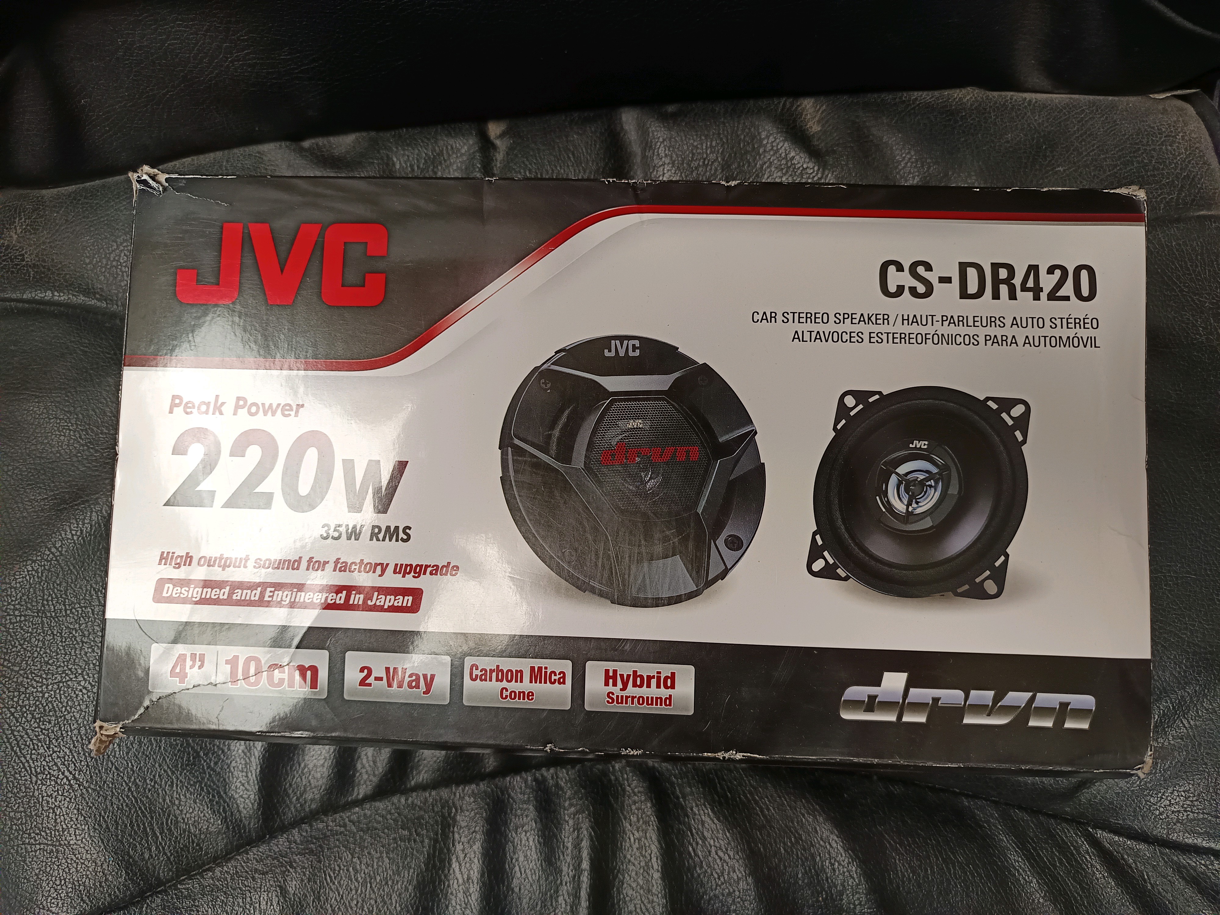 Haut-parleur voiture JVC CS-DR420 4'' (10 cm) 220 W 2 voies