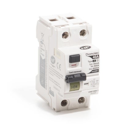 Interrupteur différentiel Domolec 40A 30mA Type AC