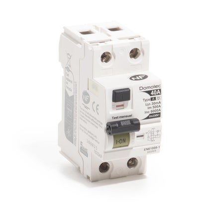 Interrupteur différentiel Domolec 40A 30mA Type AC