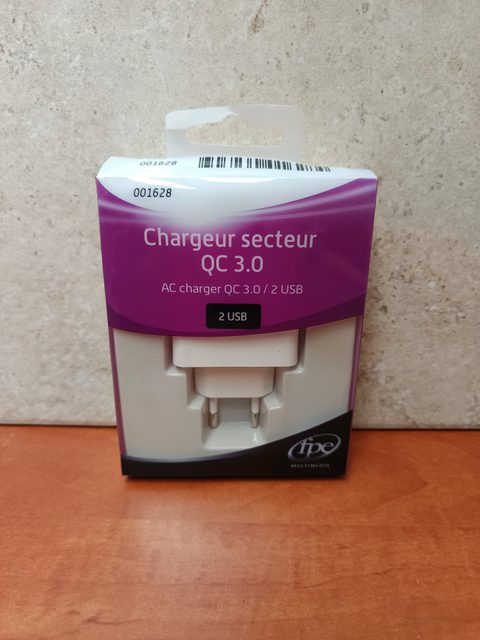 FPE Multimedia Chargeur secteur QC 3.0 (2 USB)