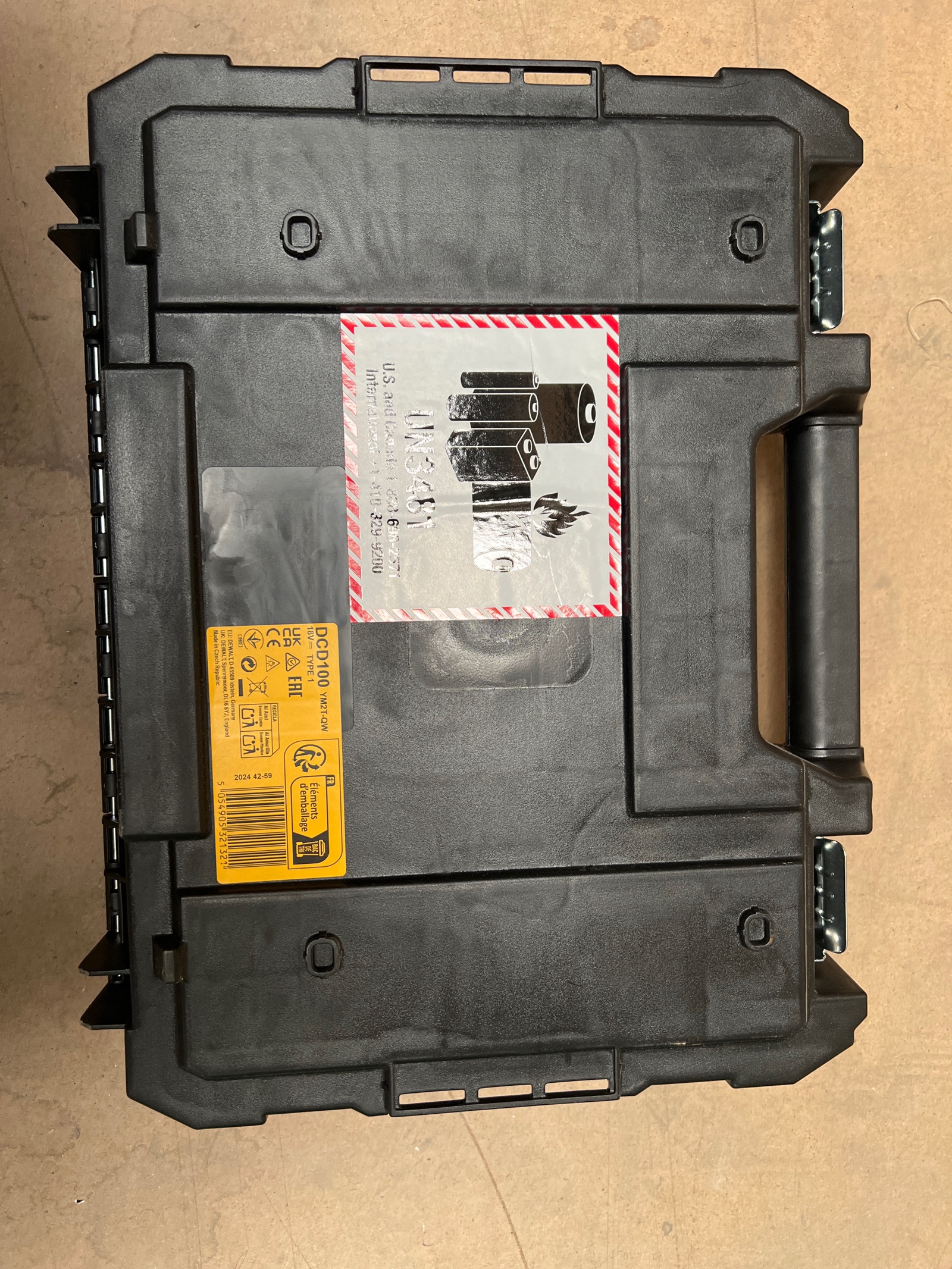 Perceuse à Percussion DeWALT DCD100YM2T (2 x 4,0 Ah DCB1104 TSTAK II) — photo 2