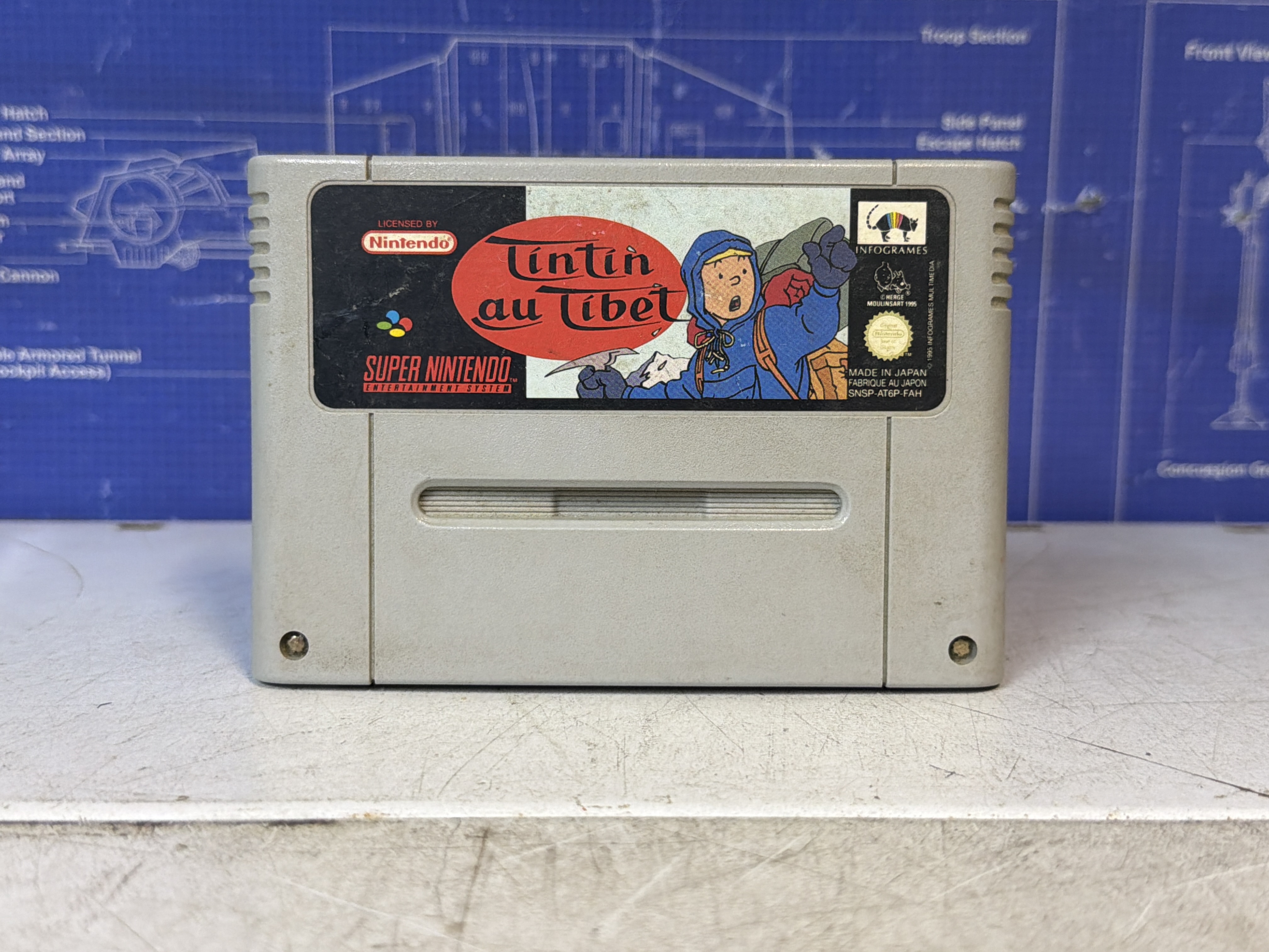 Tintin au Tibet Super Nintendo SNES