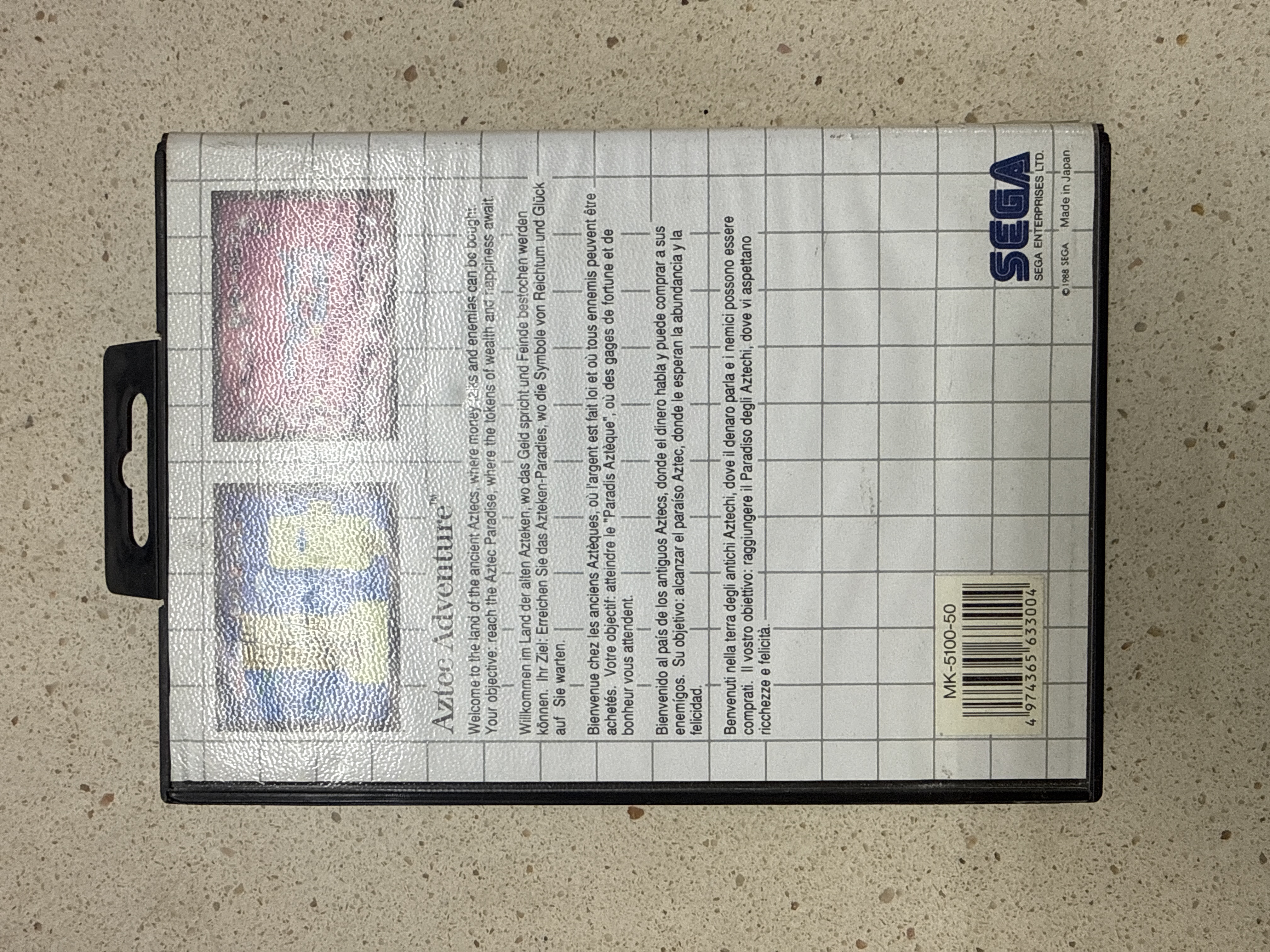 SEGA Aztec Adventure - The Mega Cartridge — photo 3