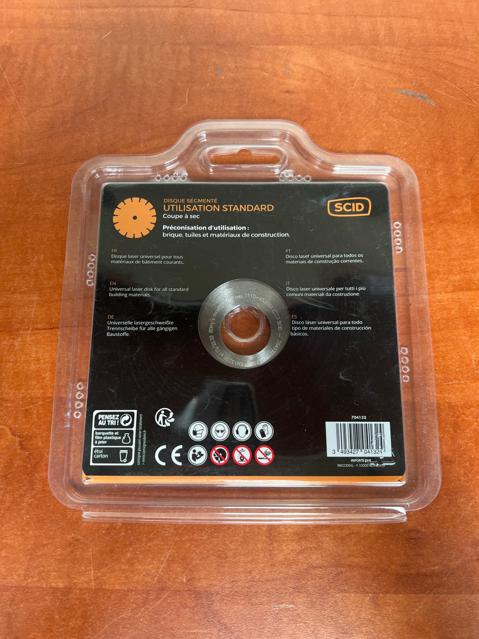 SCID Disque Diamanté 115 mm Polyvalent (alésage 22,23 mm, segment 7 mm) — photo 2