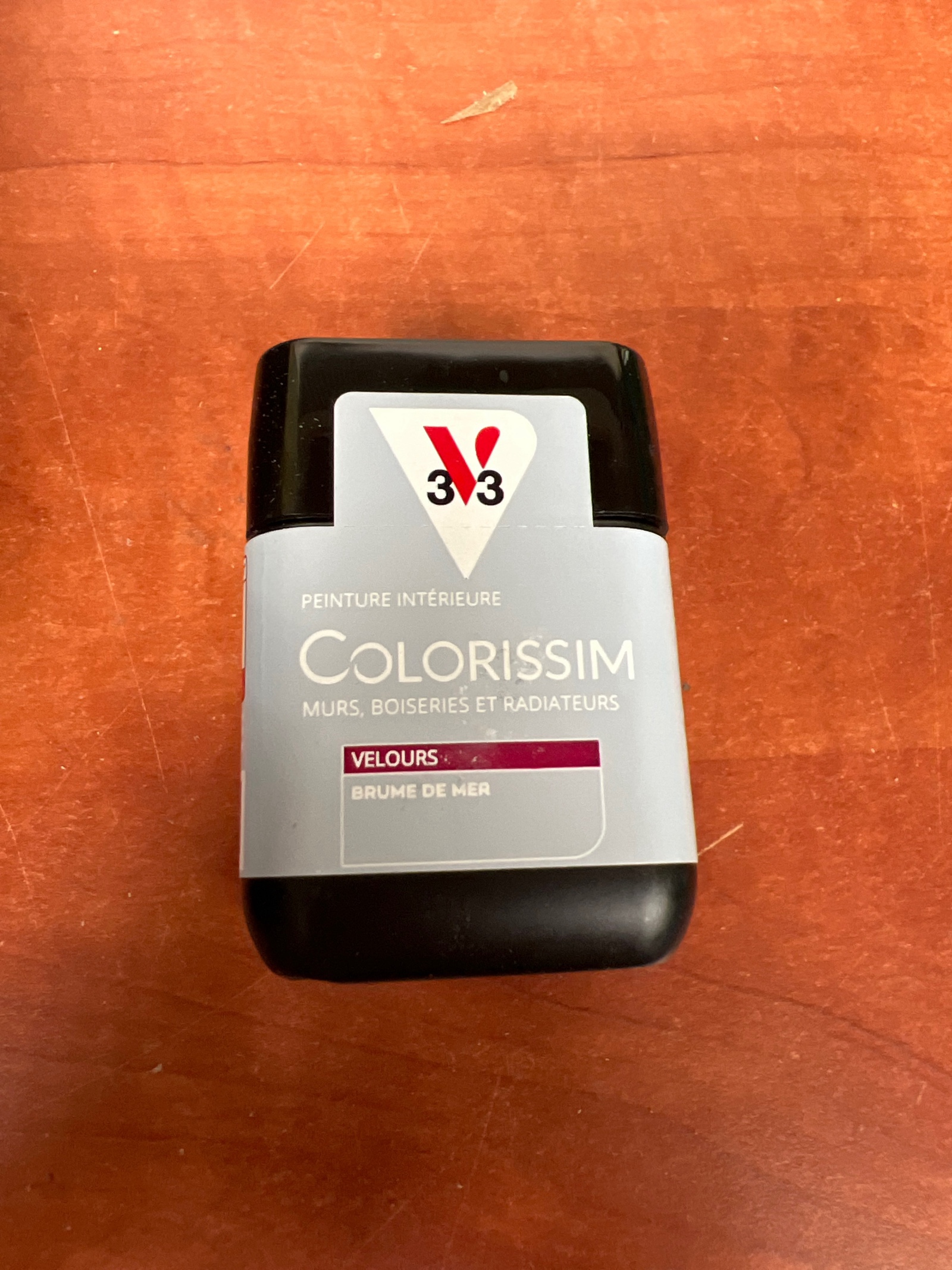 V33 Colorissim peinture intérieure Velours Brume de Mer (murs, boiseries et radiateurs)