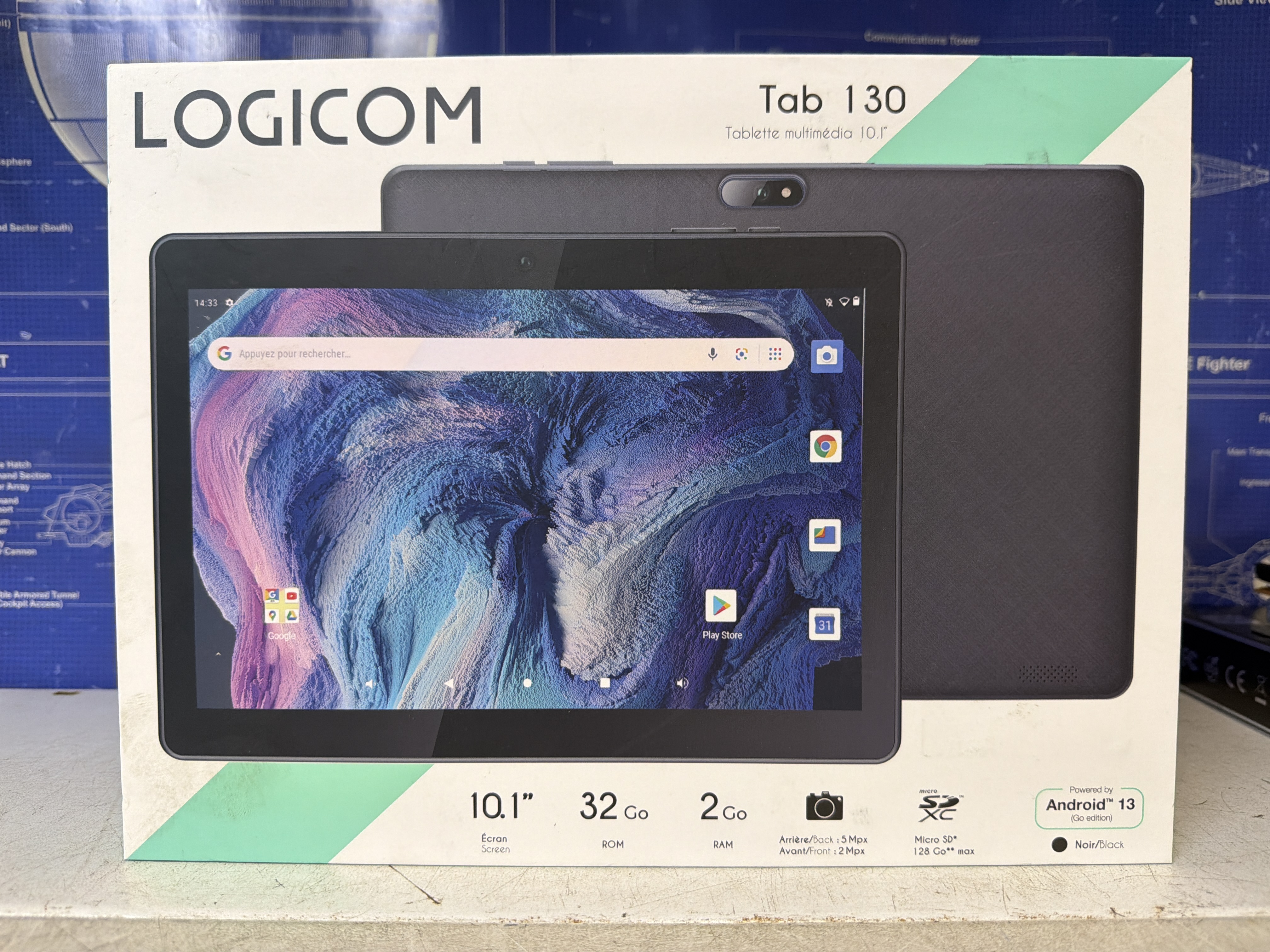 Tablette Logicom Tab 130 10,1" 32 Go Android 13