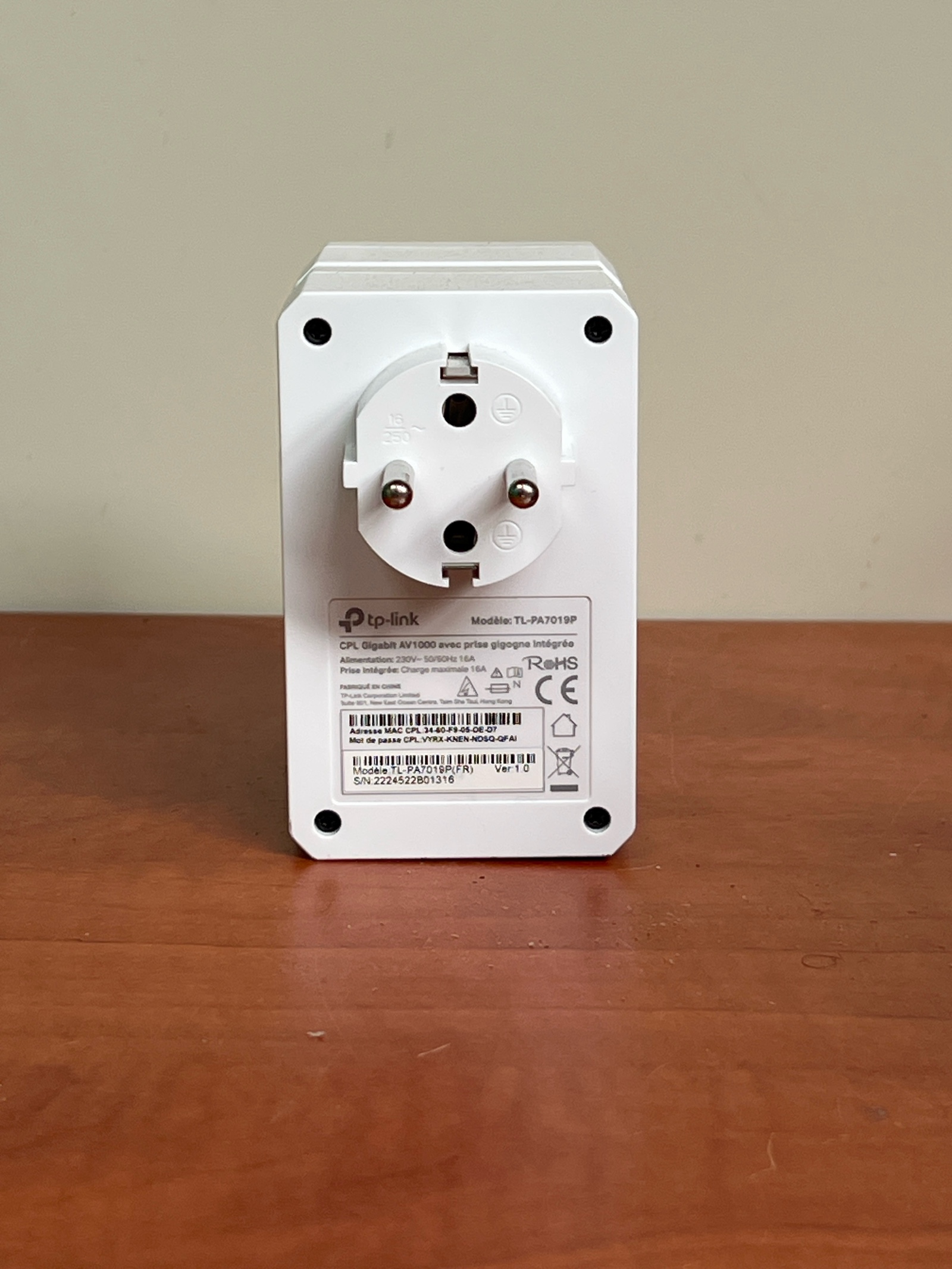 Prise électrique TP-Link 230V 3680W (Schuko) — photo 2