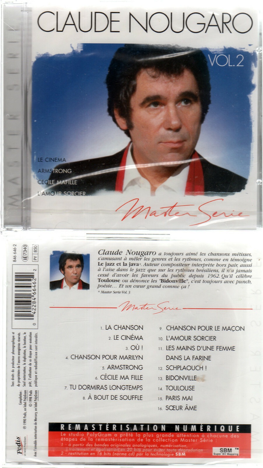 Master Serie Vol 2 16 Tracks Compilation 2me Pochette