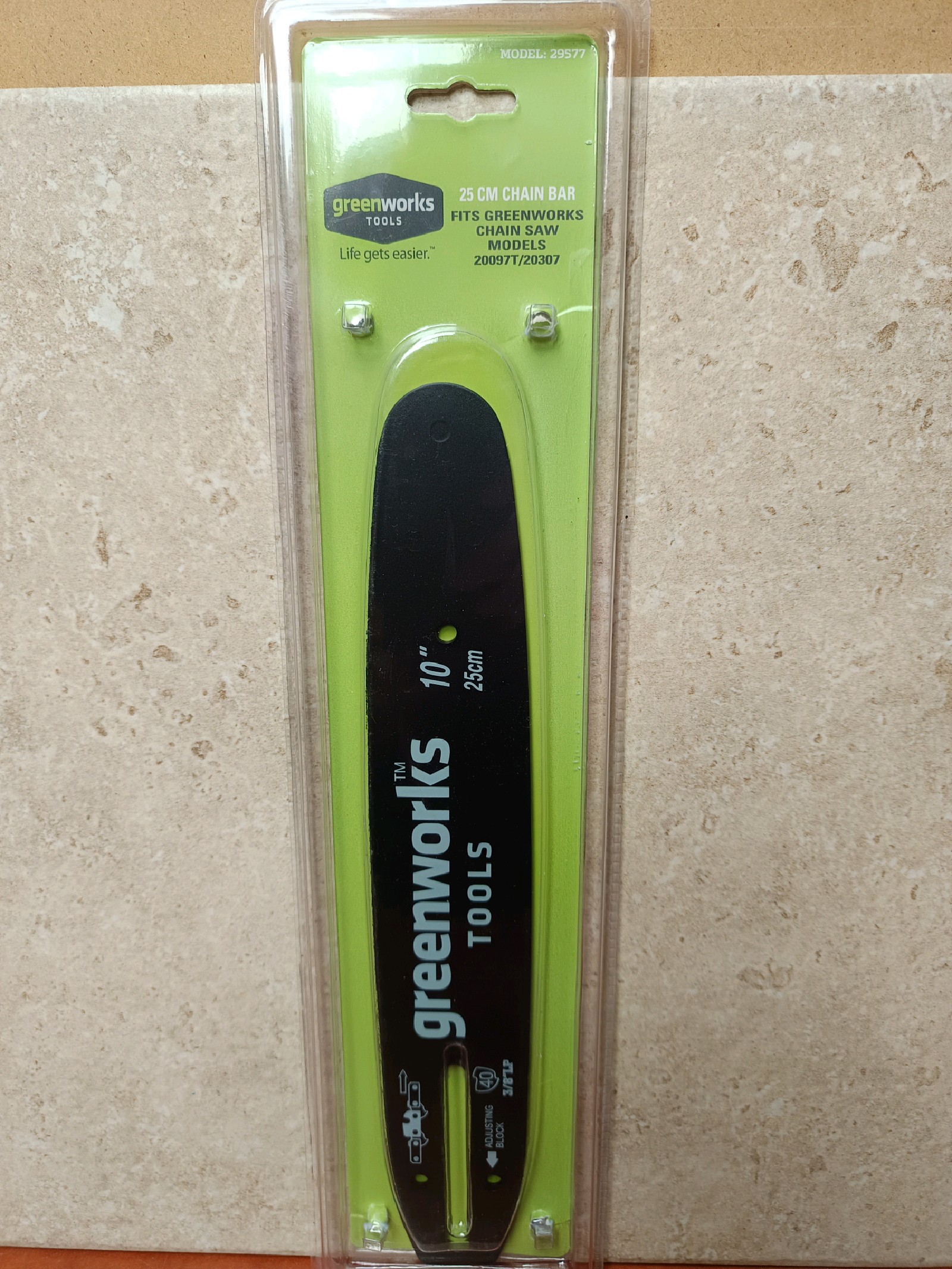 Guide-chaîne 25 cm (10 pouces) Greenworks Tools
