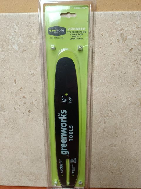Guide-chaîne 25 cm (10 pouces) Greenworks Tools
