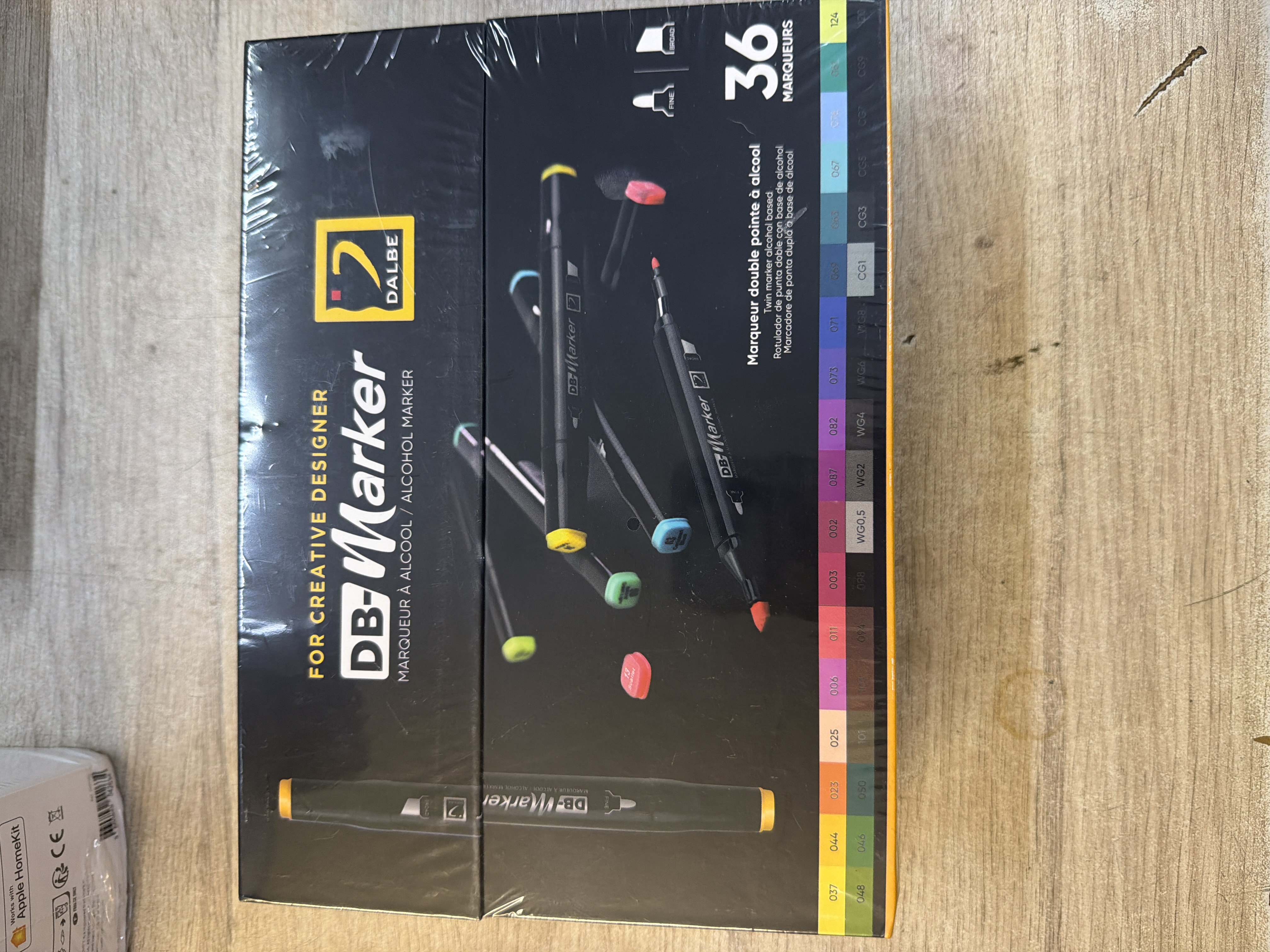 Coffret 36 marqueurs à alcool DB Marker Dalbe