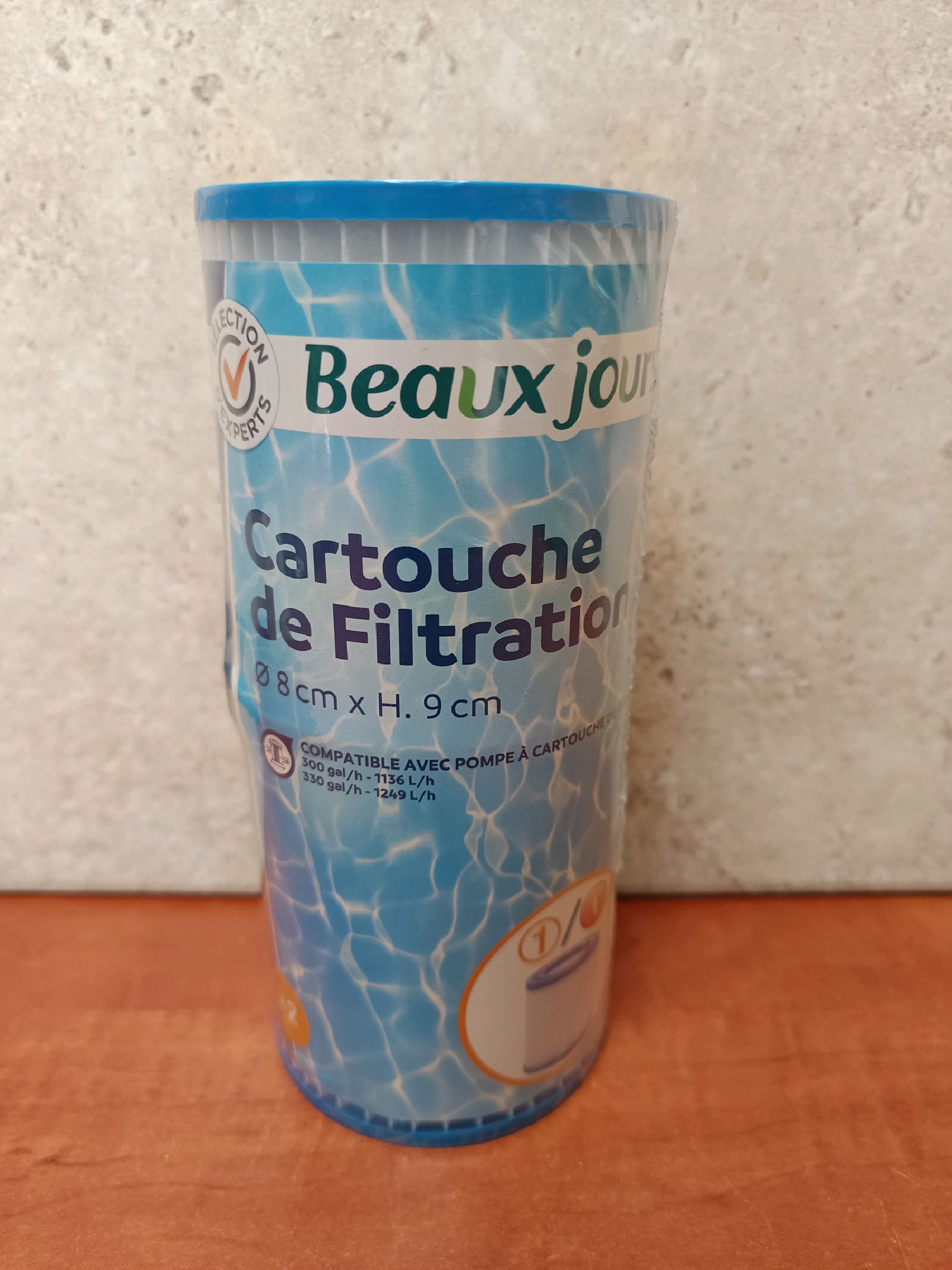 Beaux jours Cartouche de Filtration Ø 8 cm x H 9 cm