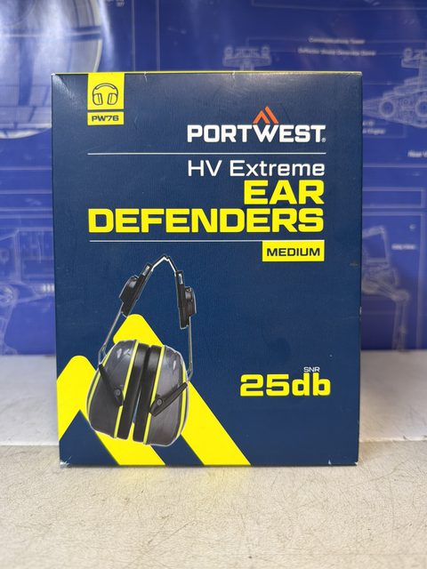Casque antibruit Portwest PW76 HV Extreme Medium Clip-On