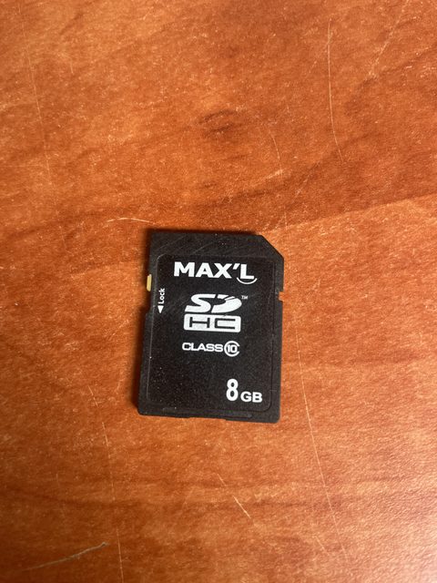 Carte mémoire SDHC Maxl 8 Go
