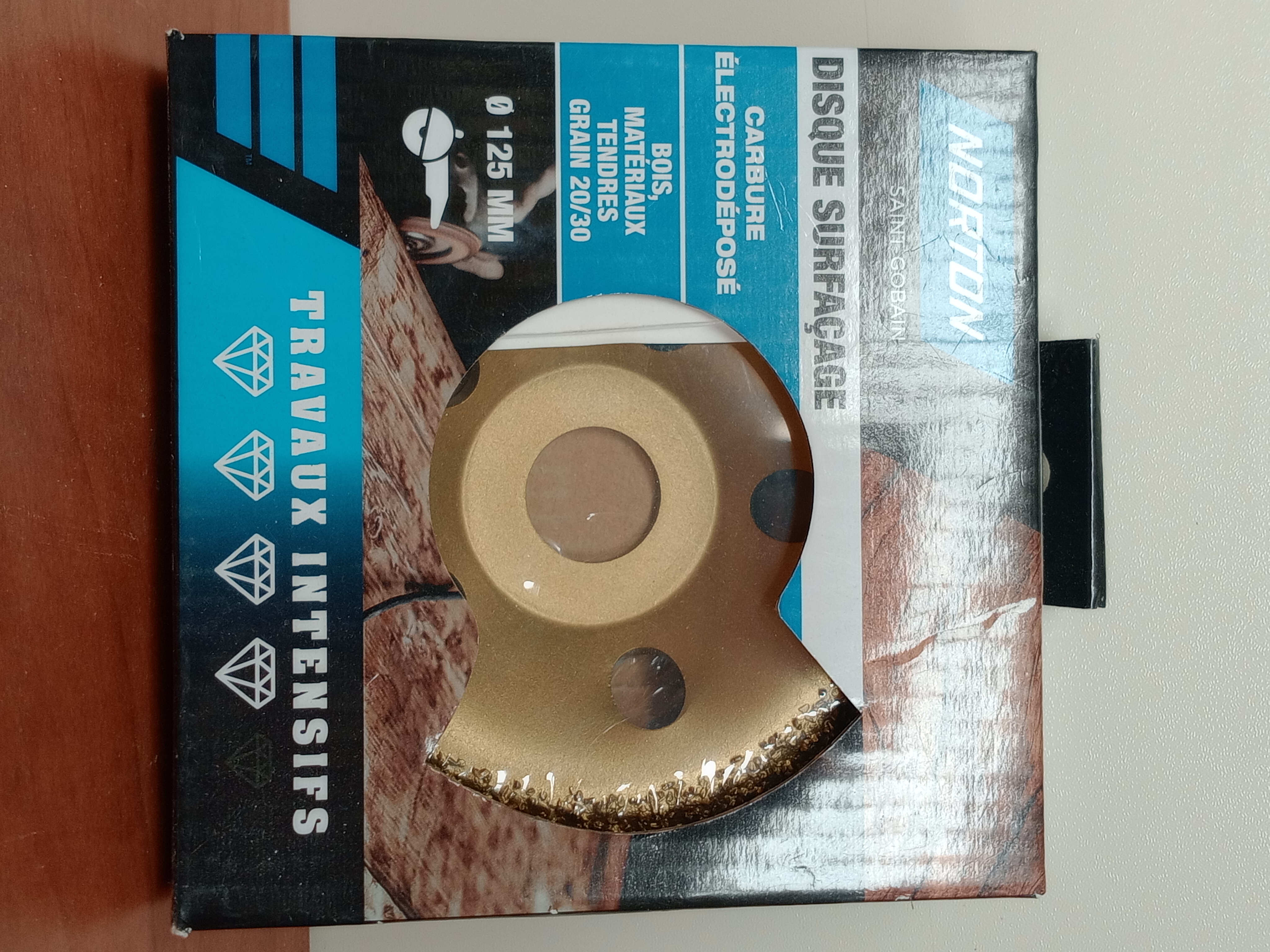 norton disque surfaçage 125 x 22,23 20/30