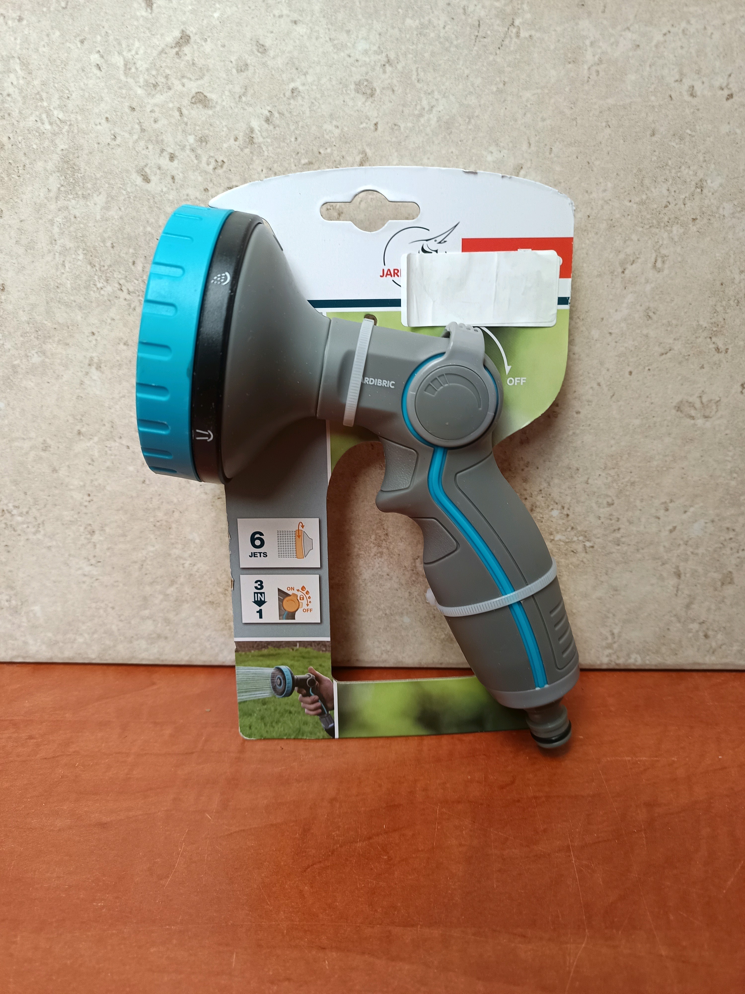 Pistolet d’arrosage JARDIBRIC 6 jets