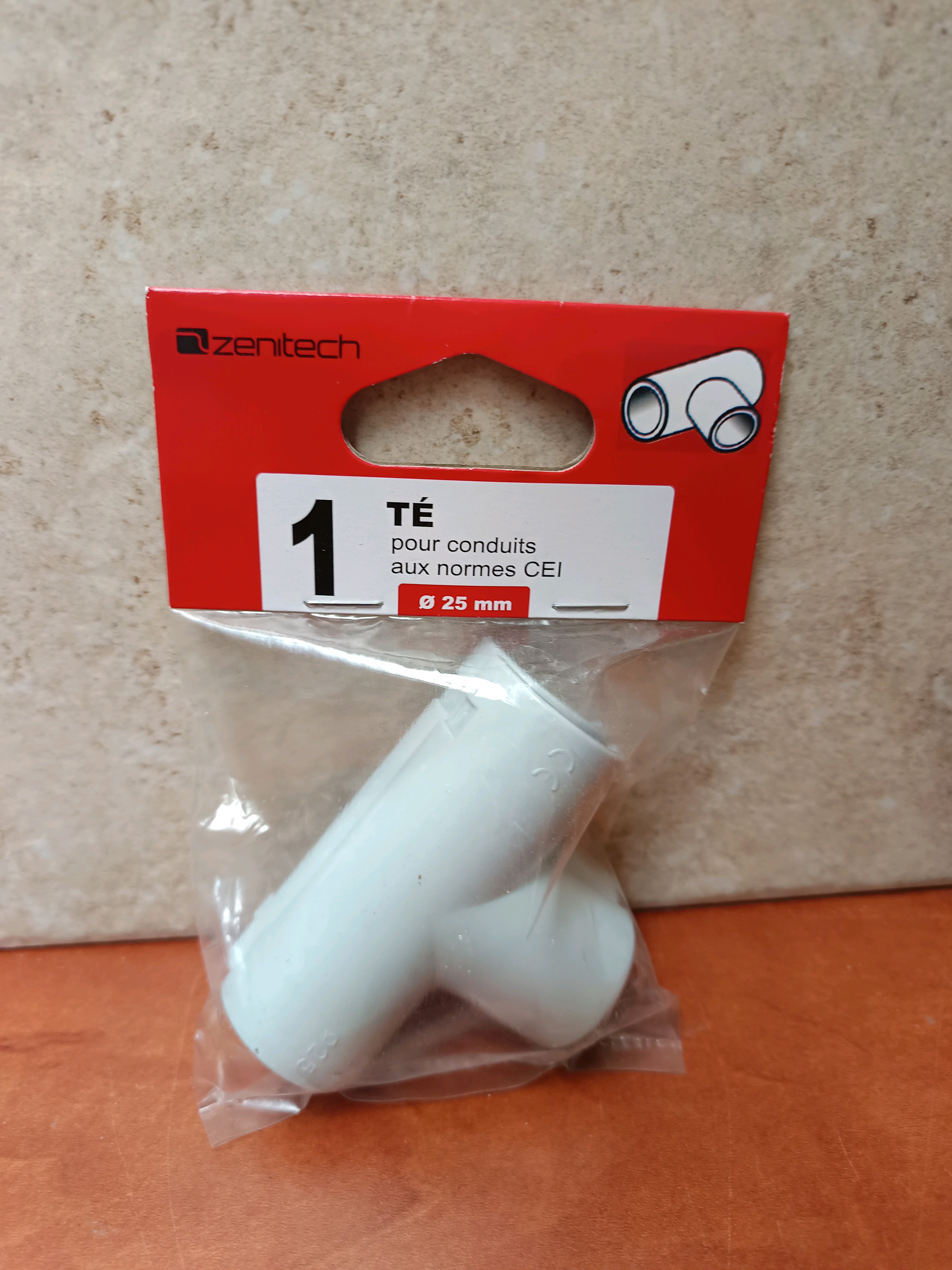 Zentech Té pour conduits Ø 25 mm (CEI)