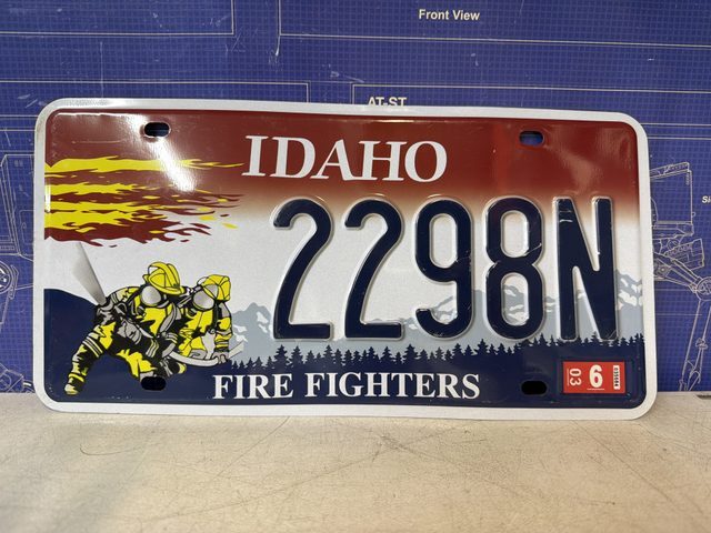 Plaque d'immatriculation Idaho Fire Fighters