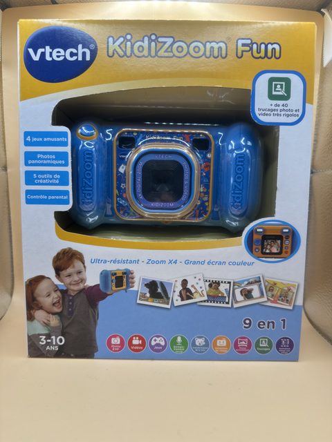 VTech KidiZoom Fun - Appareil photo enfant bleu