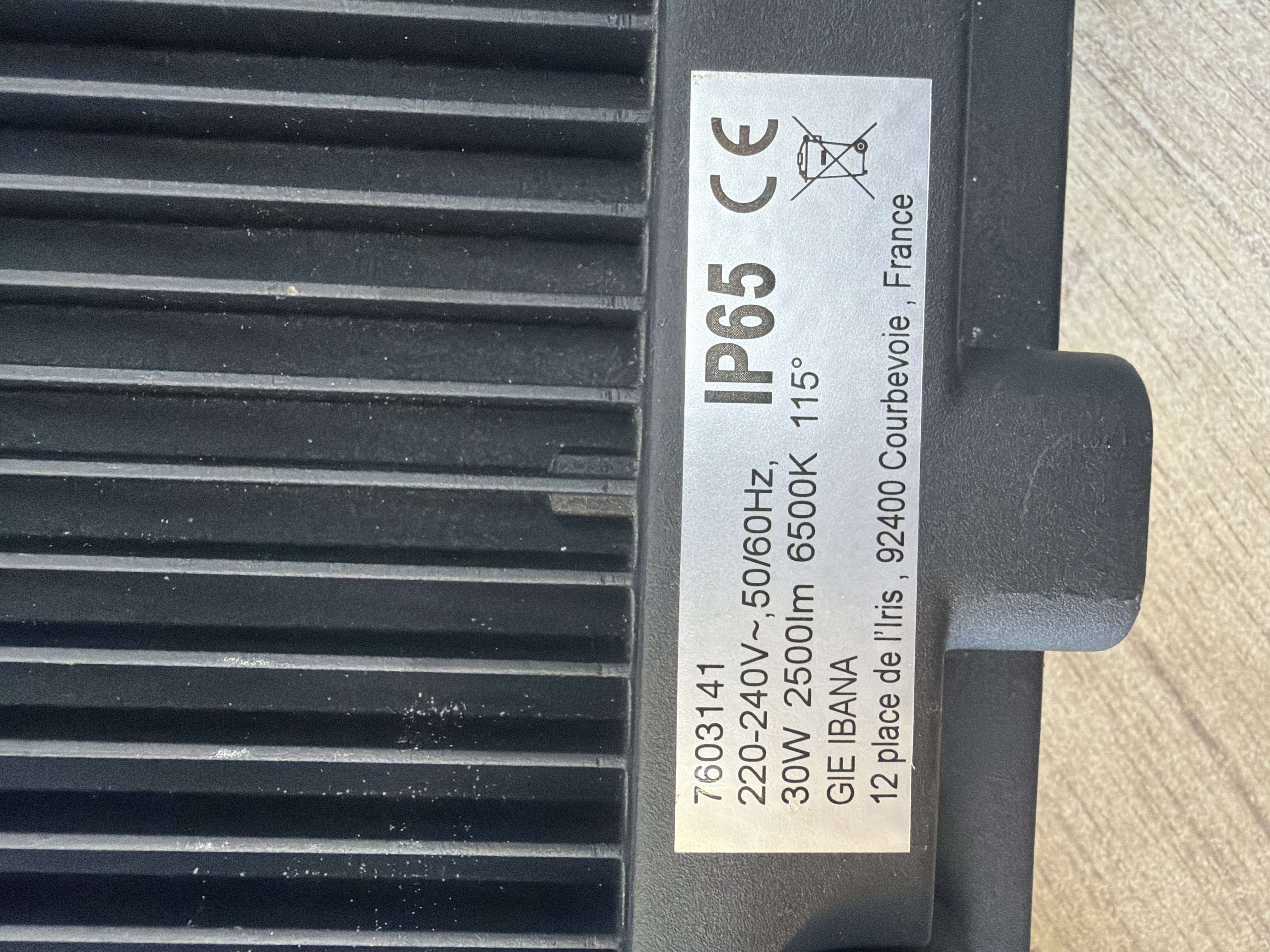 Projecteur LED de chantier Novipro 30 W 2500 lm IP65 — photo 2