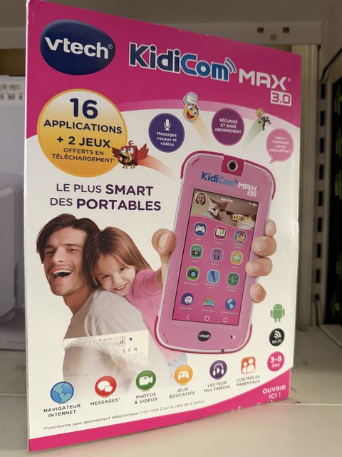 VTech KidiCom MAX 3.0 rose téléphone éducatif enfant