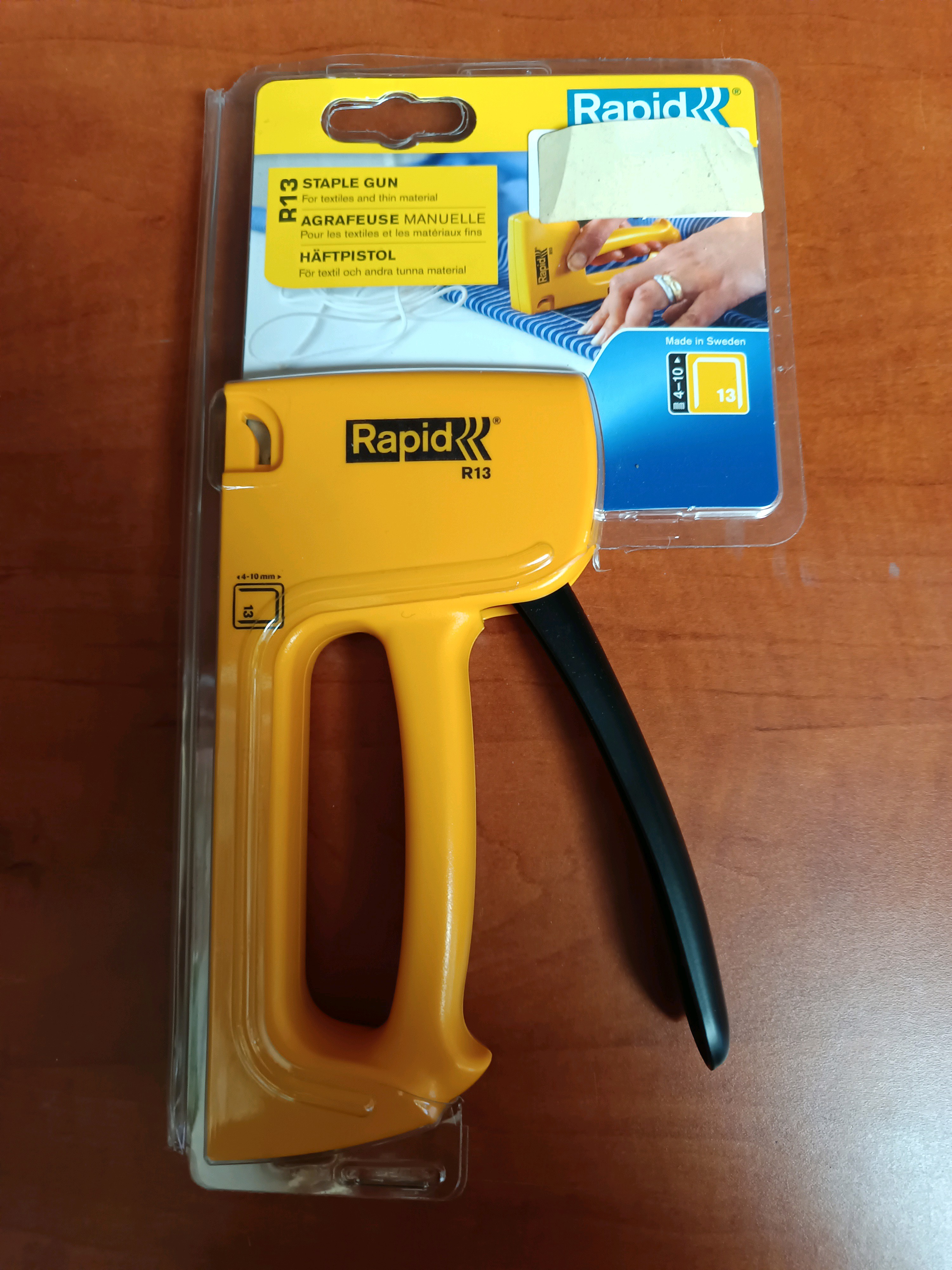 Rapid - Cloueur Plastique - Ergonomique Poids Plume R 13 Pour Agrafes 13/4, 6,8 Ou 10