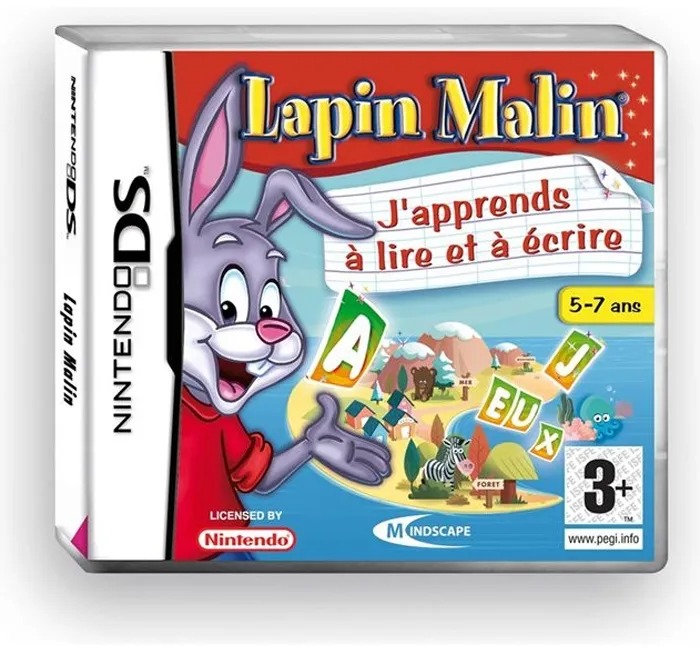 Lapin Malin J'apprends à lire et à écrire Nintendo DS