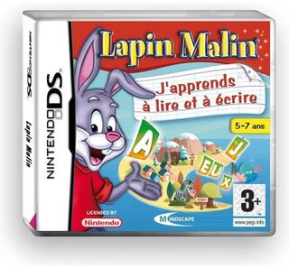 Lapin Malin J'apprends à lire et à écrire Nintendo DS