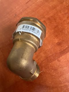 Raccord coude en laiton 90°