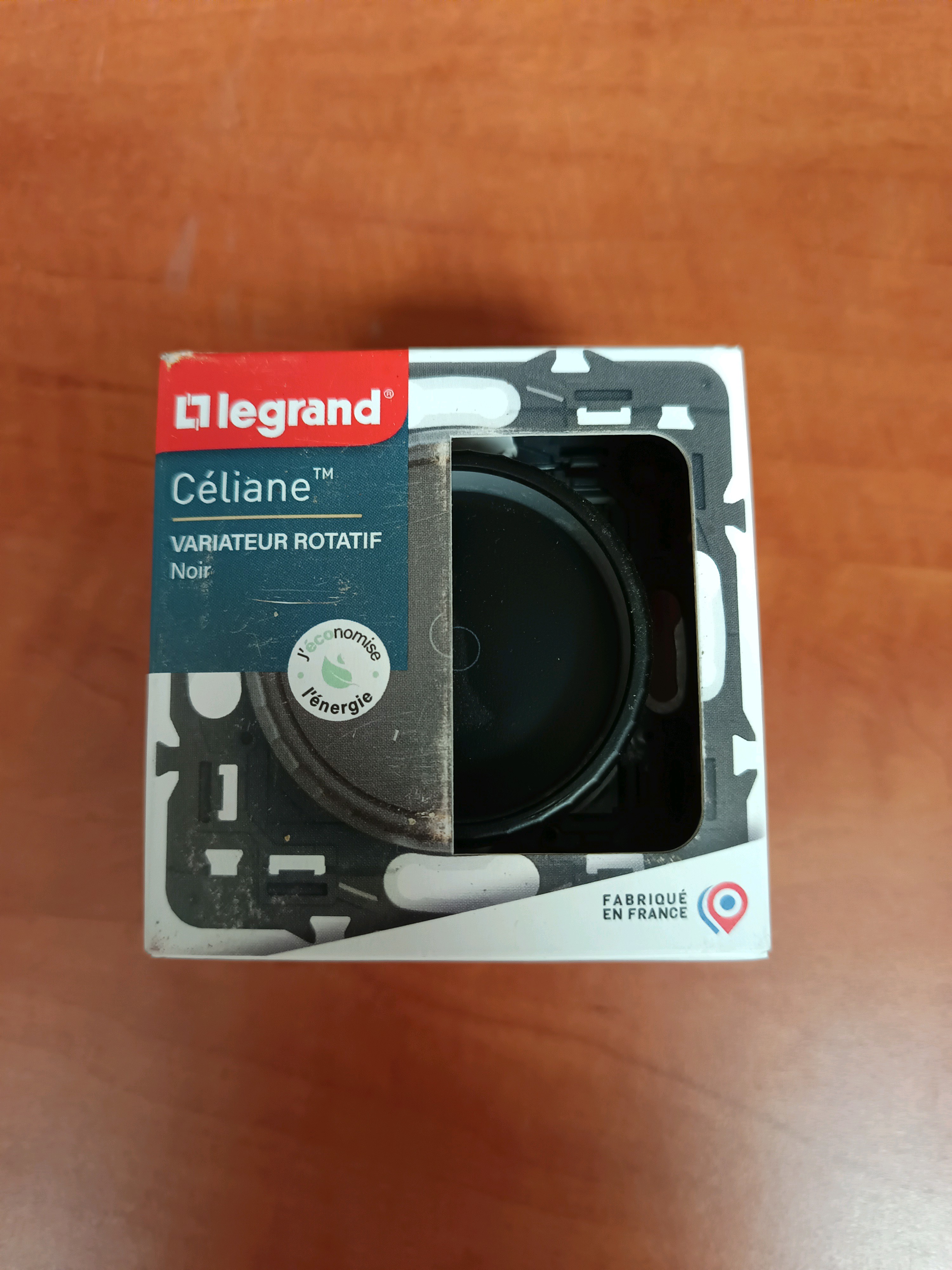 Legrand Céliane variateur rotatif - Noir
