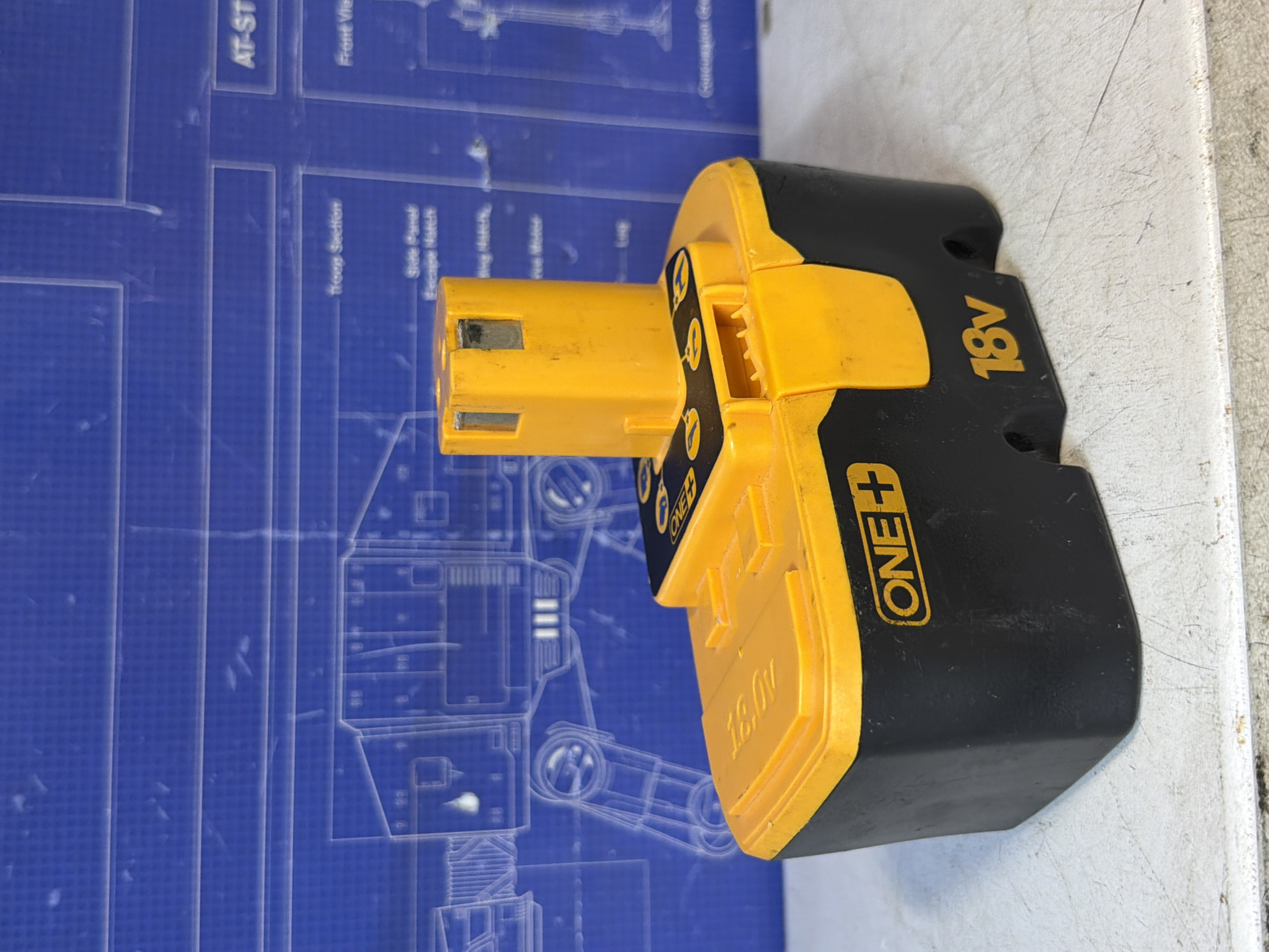 Batterie Ryobi One+ 18V BPP-1817M pour outillage électroportatif